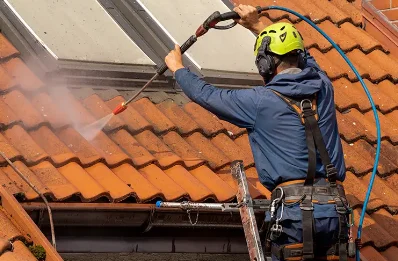 Démoussage et hydrofuge de toiture à Teyssieu